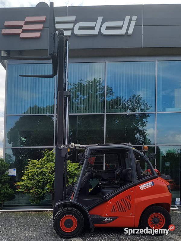 Wózek widłowy Linde H40T 4 t triplex 407 m LPG
