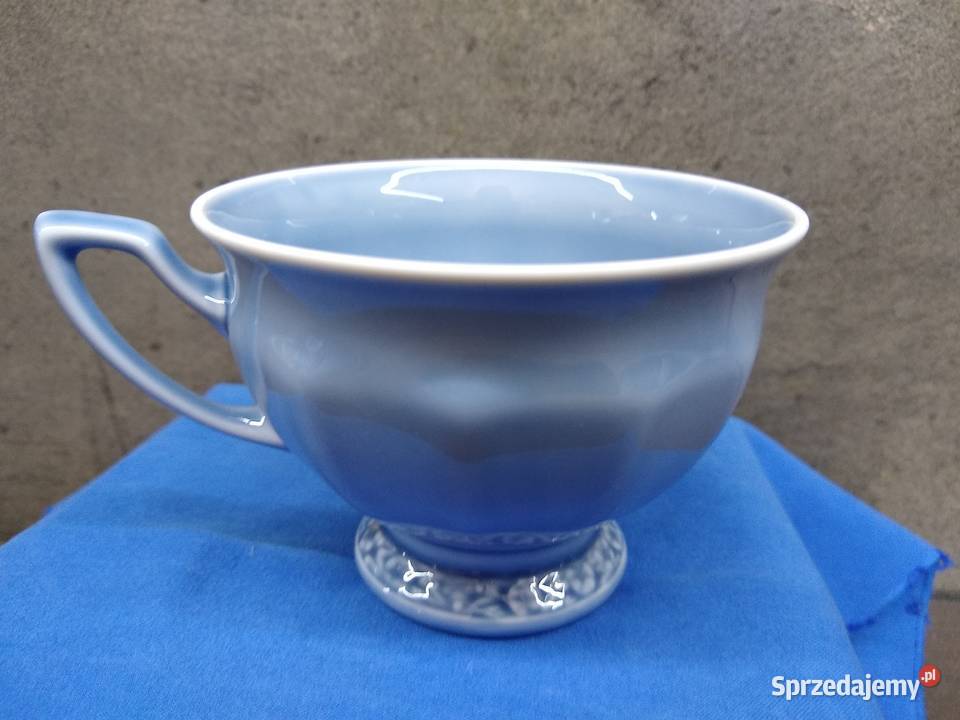 Filiżanka Rosenthal Maria en Vogue Blue Porcelana i szkło Kalisz