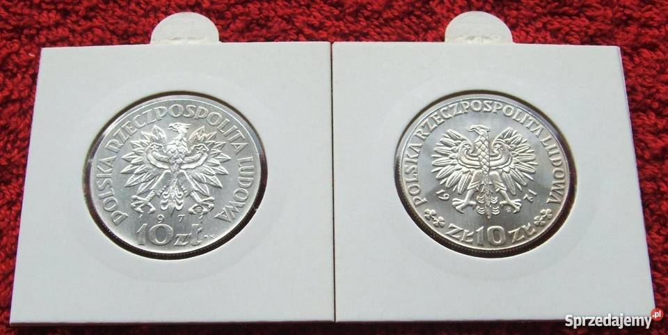 ZESTAW MONET 10 CYCUSZEK CHLEB ŚWIATA 1971 PRÓBA Numizmatyka Katowice