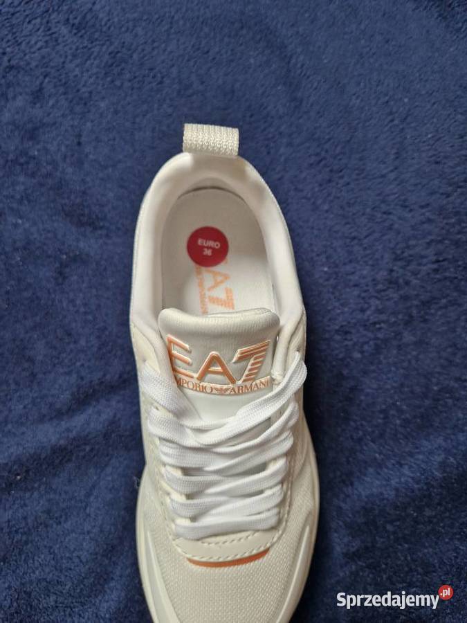 Nowe białe buty sportowe damskie sneakersy EA7 Obuwie sportowe Bibice