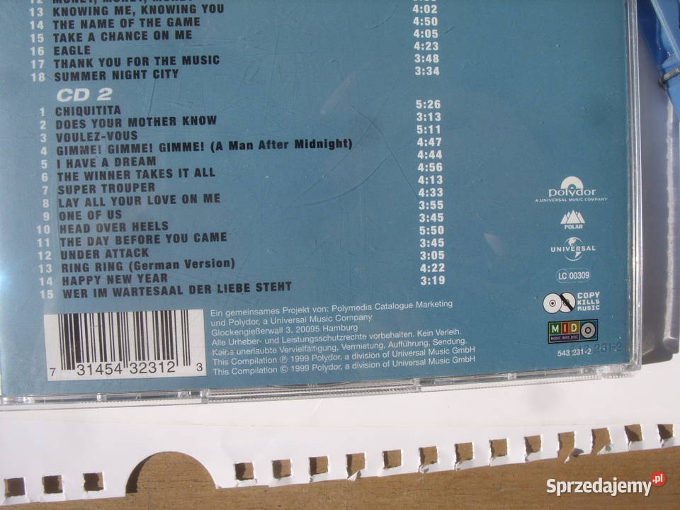 Rock plyty CDABBA THE COMPLETE 2 cd 1999 Wołów