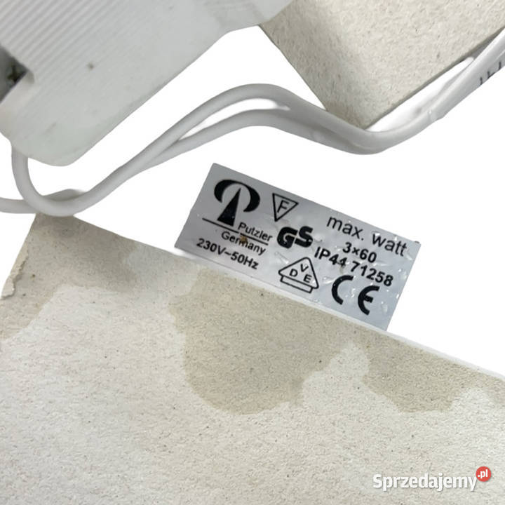 Plafon Peill Putzler Niemcy lata 70 szkło Warszawa