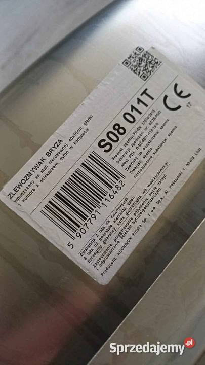 Zlewozmywak 1 komora i ociekacz syfon Zlewozmywaki Łódź