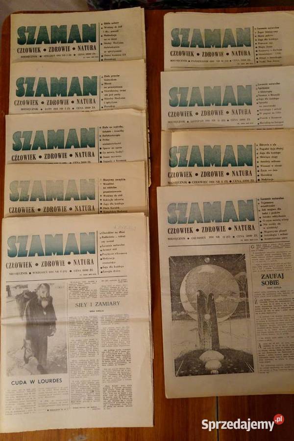 Czasopismo SZAMAN 1990 r różne 46 Szczecin