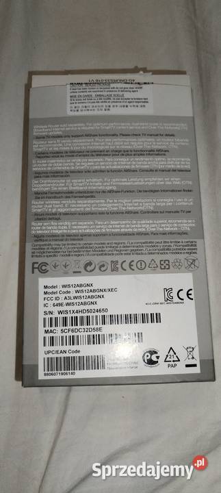 Samsung Wireless LAN WIS12ABGNX Pozostałe Łódź