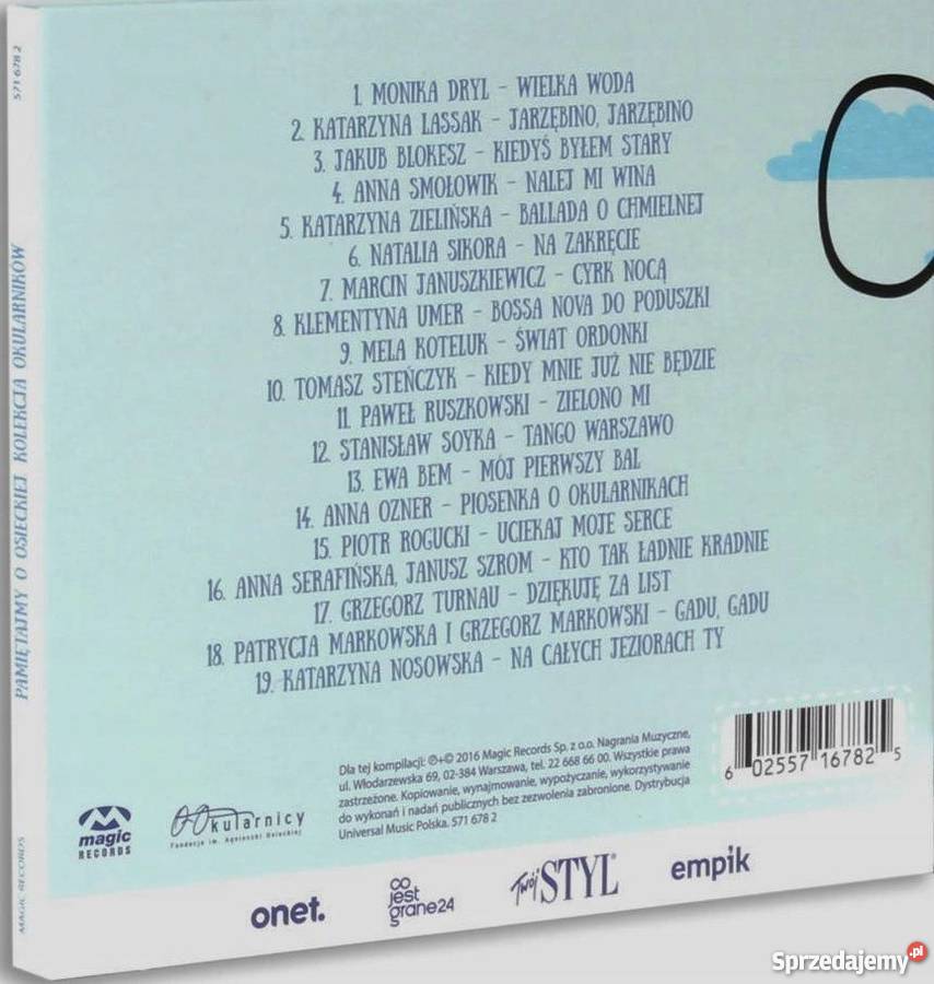 Pamiętajmy o Osieckiej CD Kolekcja Okularników poezja śpiewana Częstochowa