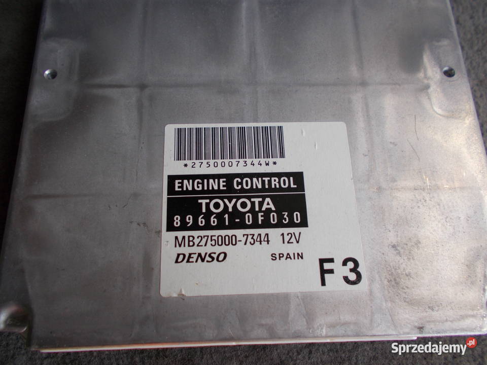 toyota COROLLA verso 18 16v komputer sterownik osobowe Zamość sprzedam