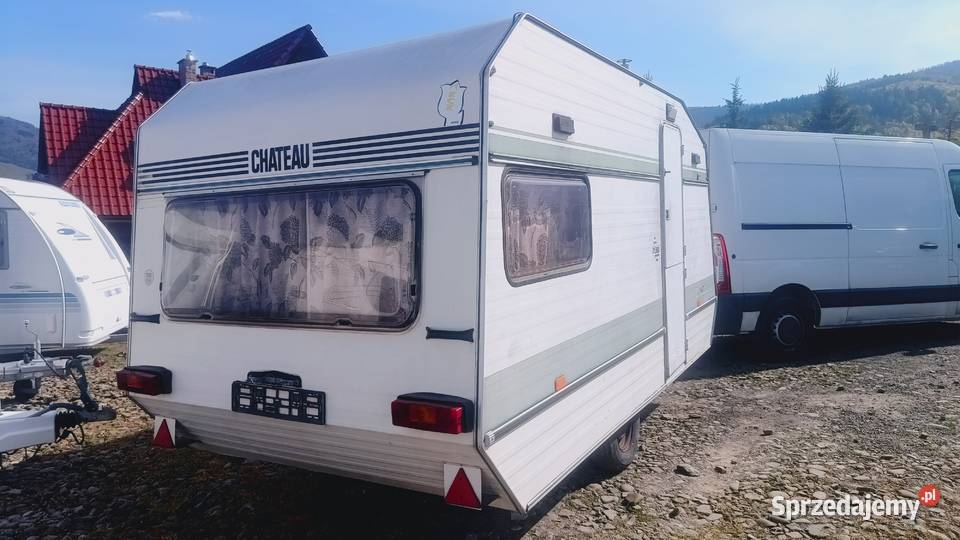 przyczepa kempingowa campingowa kemping DOMEK Międzybrodzie Bialskie sprzedam
