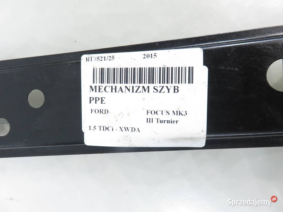 PODNOŚNIK SZYBY PRAWY PRZEDNI FORD FOCUS MK3 III Mechanizmy opuszczania szyb
