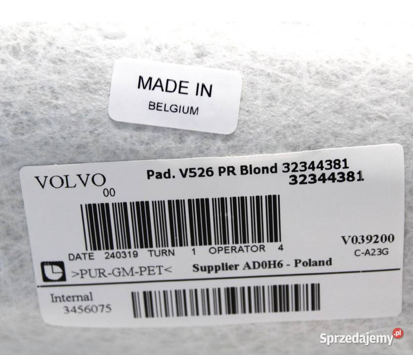 VOLVO XC90 II podsufitka jasna blonde szyberdach Bielany Wrocławskie