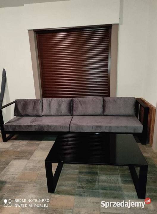 meble ogrodowe stalowe aluminiowe sofa loft sprzedam