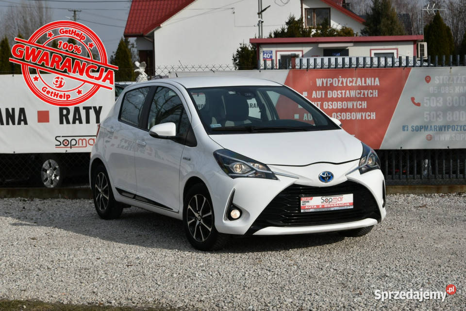 Toyota Yaris 1.5 HYBRID 75KM Automat 2018r. Polski SALON 27tkm Kamera Clim…