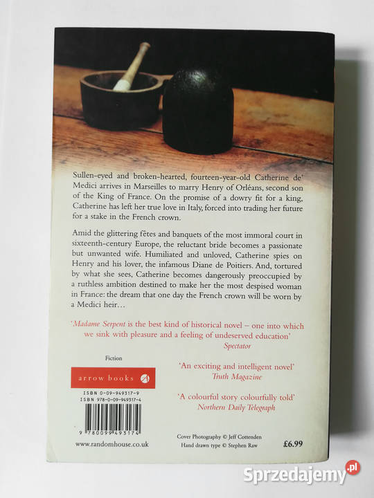 książka Madame Serpent English anglojęzyczna Pozostałe Krosno