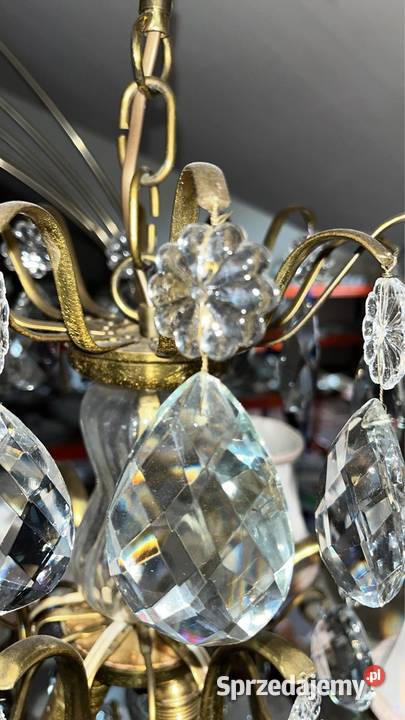 Żyrandol kryształowy podsufitowy Elektryczny Gdańsk sprzedam