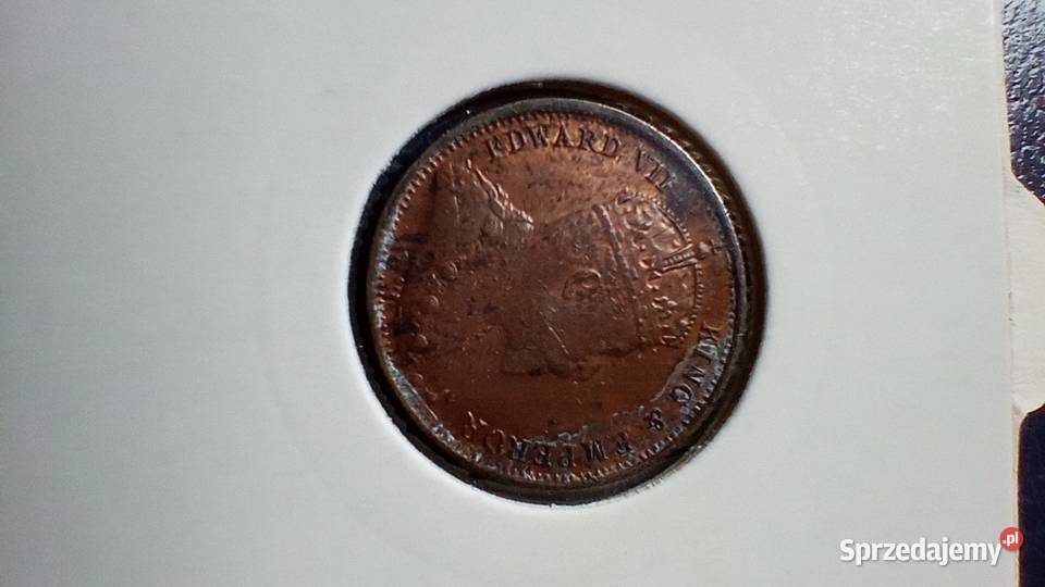 Stare monety 12 cent 1909 Cejlon Lesko