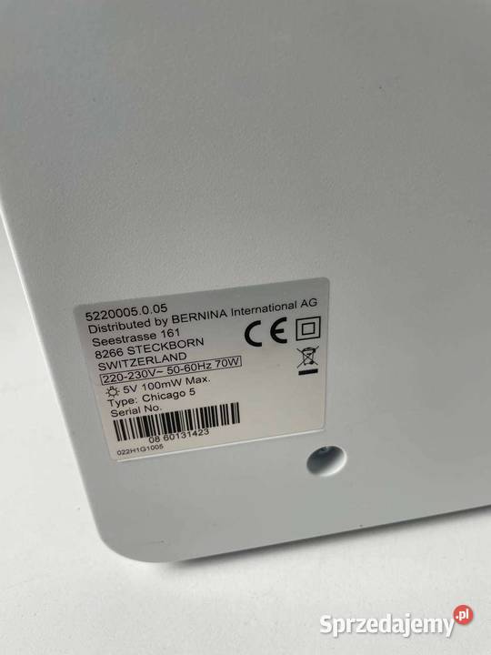 Bernette Maszyna do szycia Bernette Chicago 5 Rzeszów
