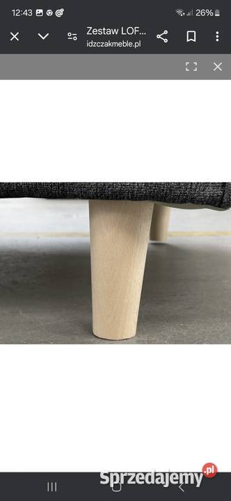 Kanapa i 2 fotele 216cm Działdowo sprzedam