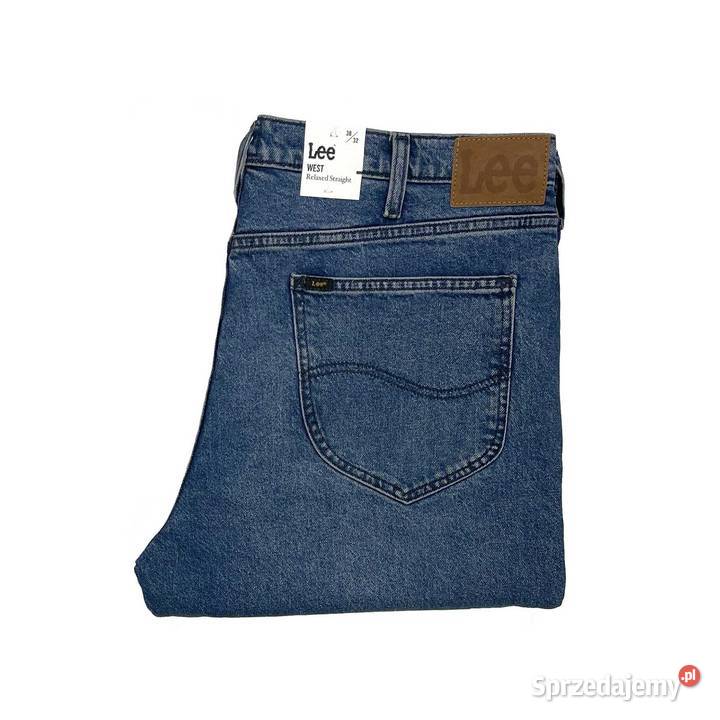 Spodnie męskie jeansy Lee West Blue Abbys W38 Szczecin
