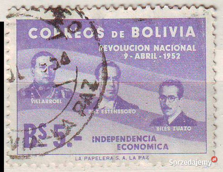 Bolivia Zn Mi 383 z 1953 i 385 z 1954 kas Gliwice sprzedam