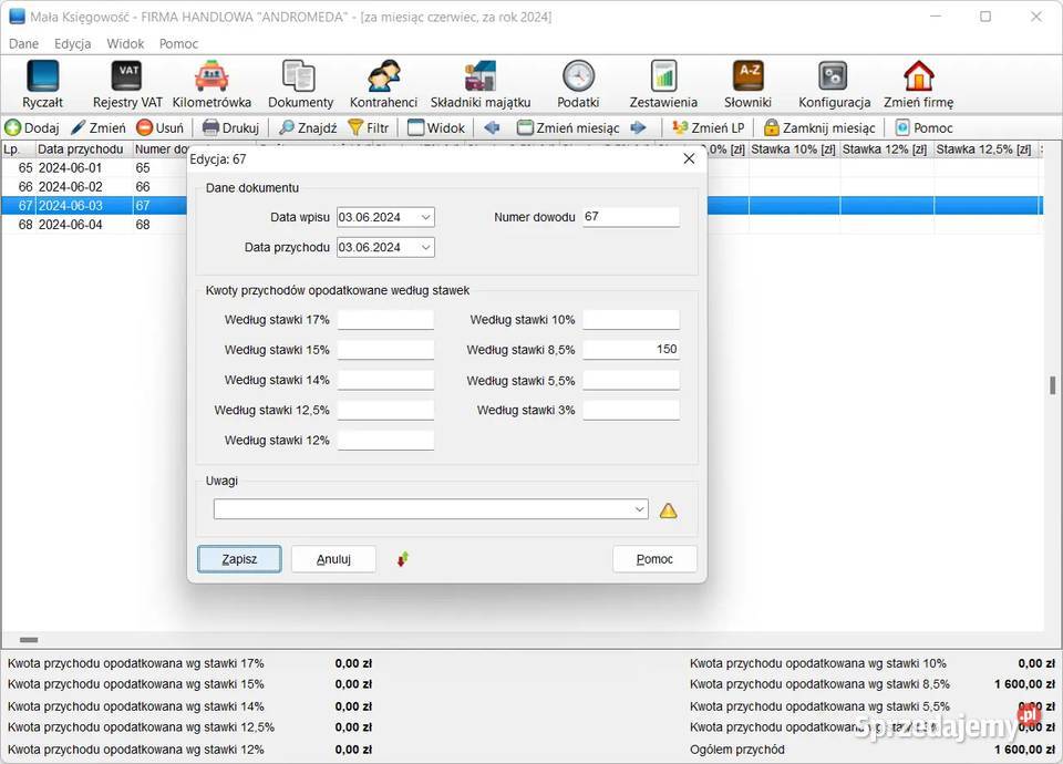 Program księgowy Mała Księgowość każdej firmy Łódź