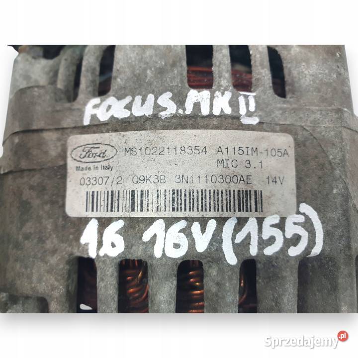 ALTERNATOR Ford Focus MK2 16 16V 105A Magneti Chełm sprzedam