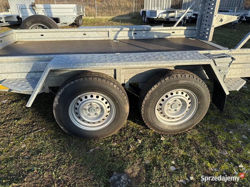 Przyczepa minikoparka BORO NIEWIADÓW 3500DMC Lawety Piła sprzedam