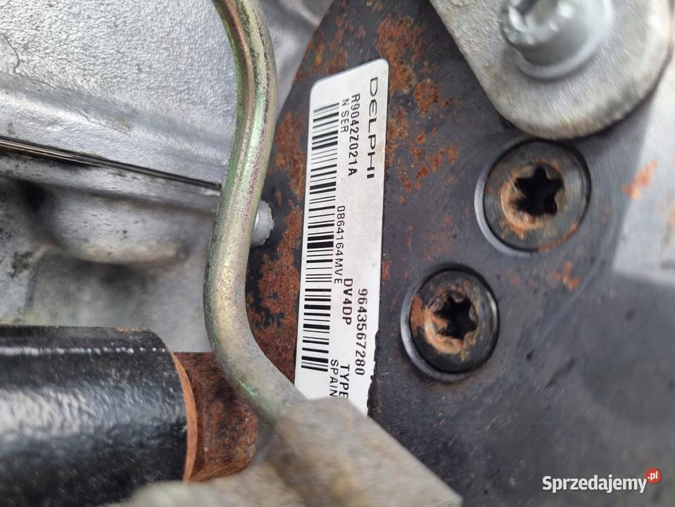 SILNIK KOMPLET Citroen C3 14 HDI 90 0209r DELPHI lubelskie Rudka