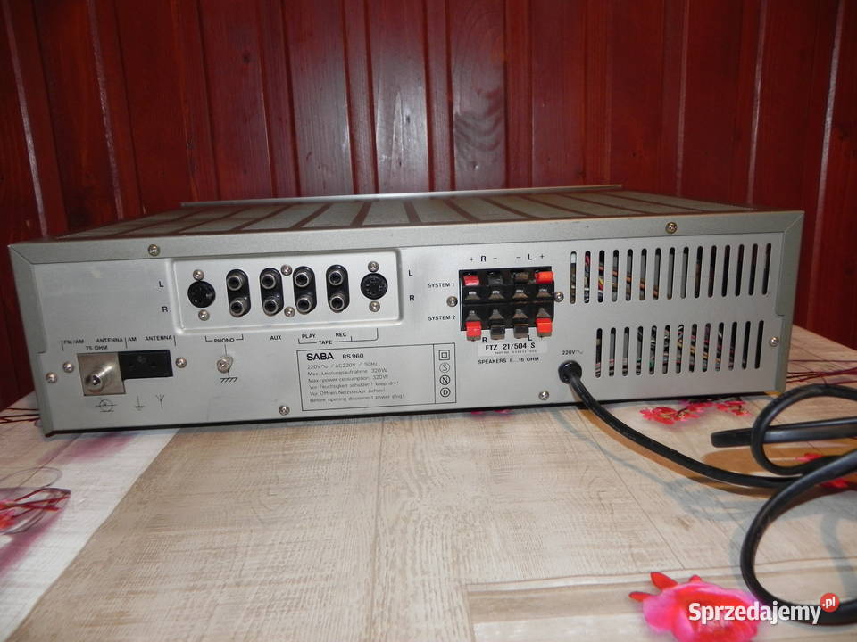 Amplituner Saba RS 960 małopolskie Olkusz