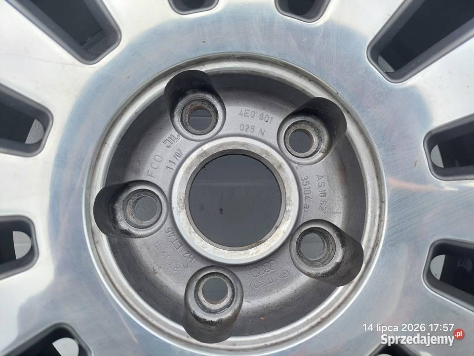 AUDI A8 D3 FELGA KOŁO ZAPASOWE 2554019 100Y