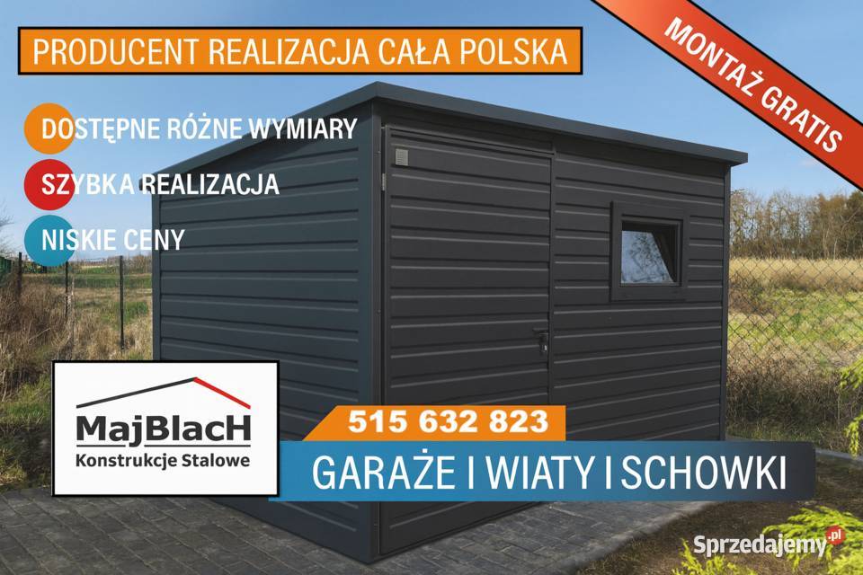 GRAFIT PROFIL Wiata śmietnikowa Altana na 2m2 Pszczyna sprzedam