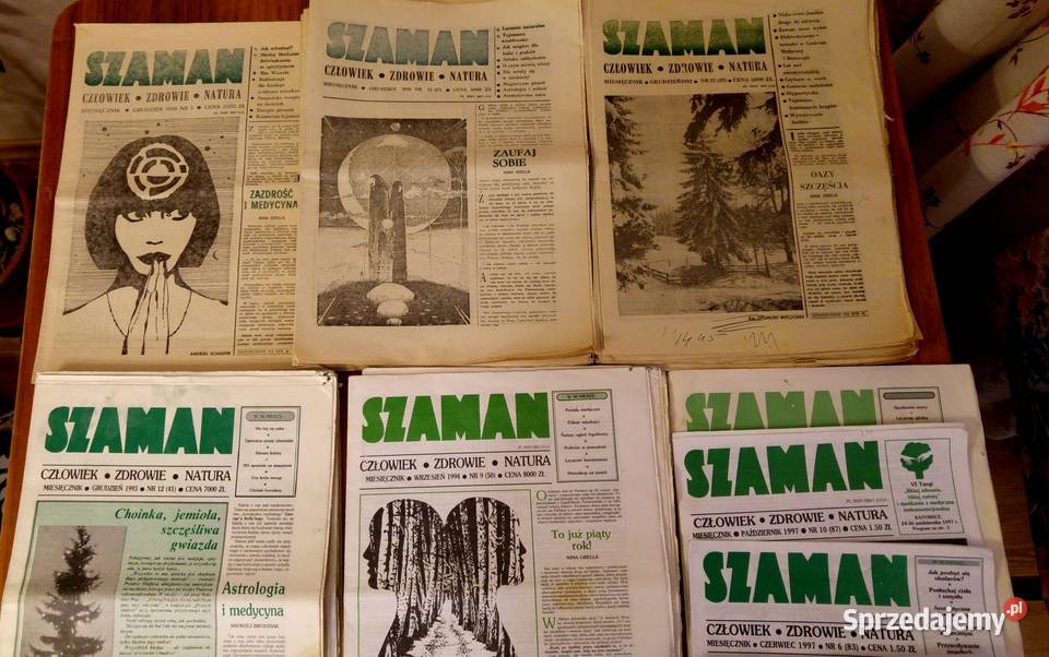 Czasopismo SZAMAN 1990 r różne 46 Szczecin sprzedam