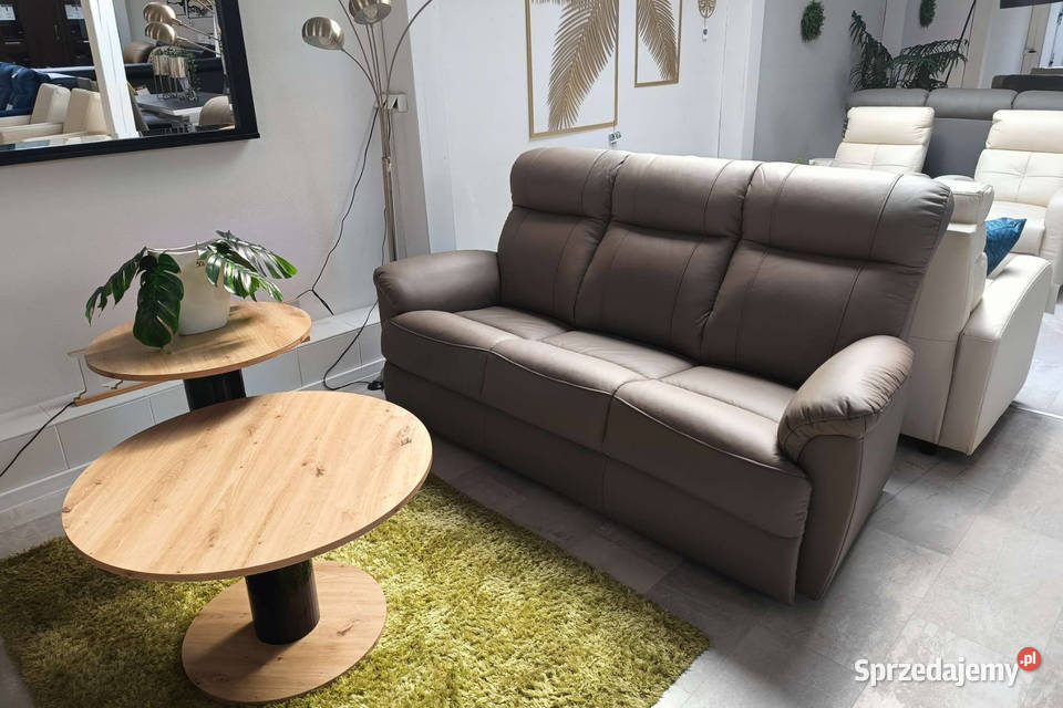 Komplet Tania III OKAZJA 20 SKÓRA spanie i Piasek