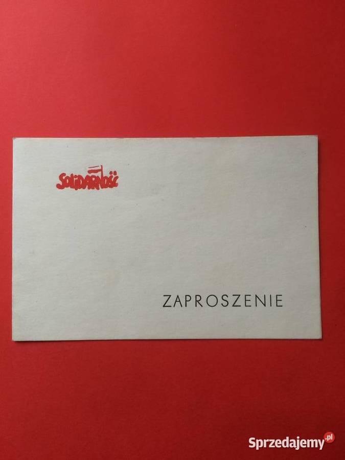 1592 Zaproszenie Solidarności Szczecin