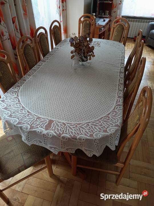 Duży stół 12 krzeseł świętokrzyskie