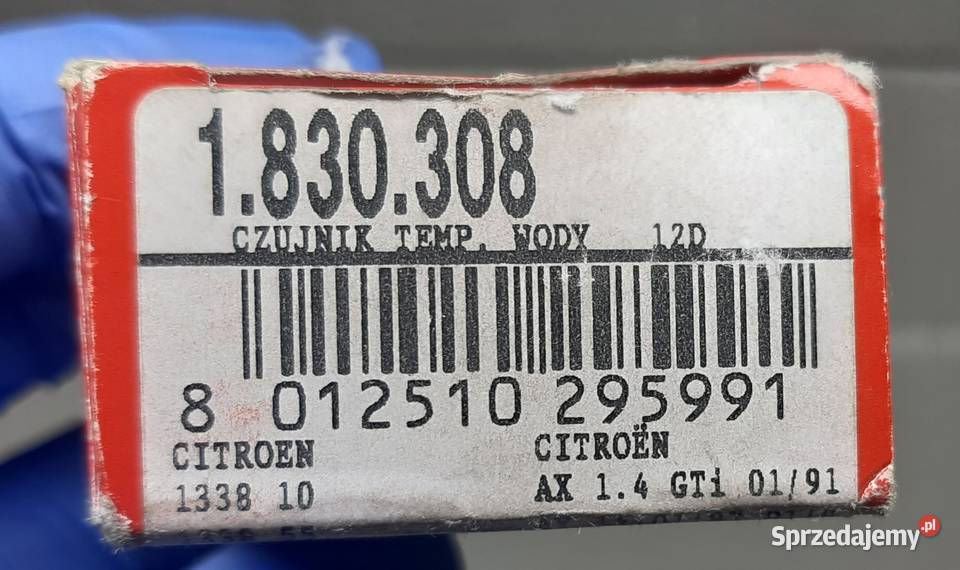 CZUJNIK TEMPERATURY PŁYNU CITROEN FIAT PEUGEOT osobowe Mielęcin