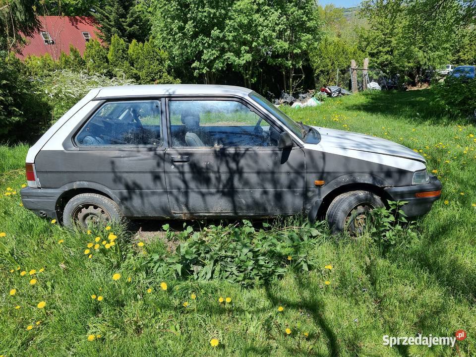 Subaru Justy 4x4 4WD LPG 1.0 sprawny + pług do  odśnieżania