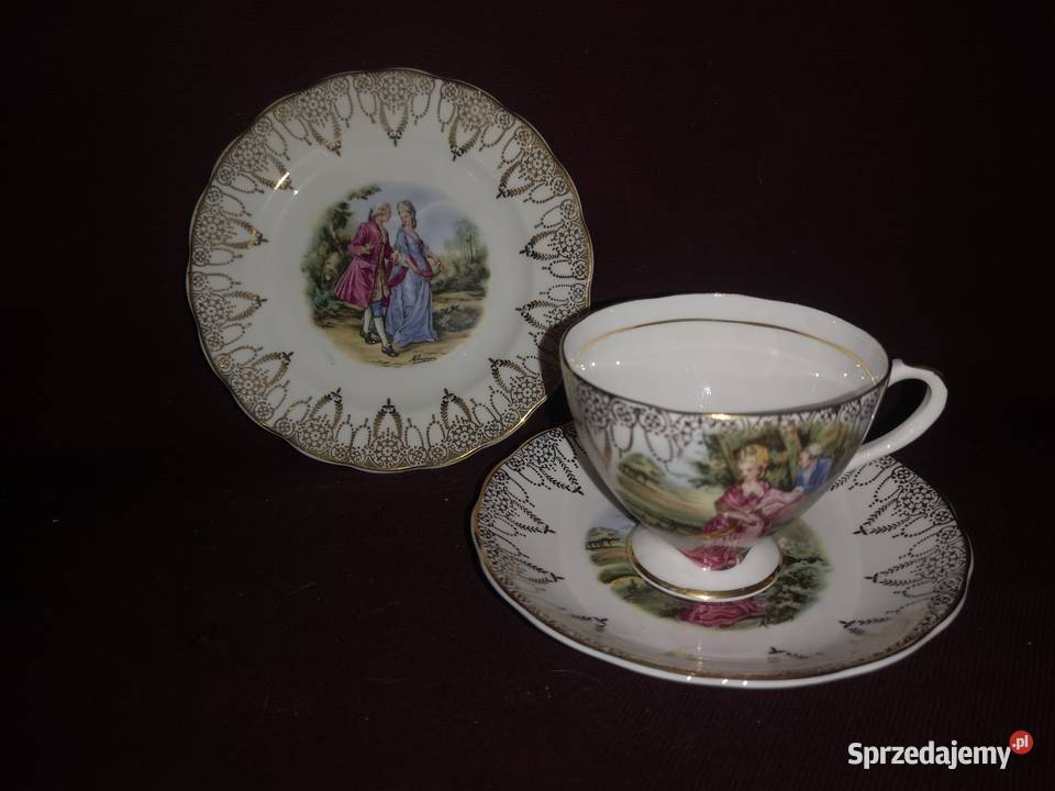 Filiżanka z talerzykiem deserowym Cobrige