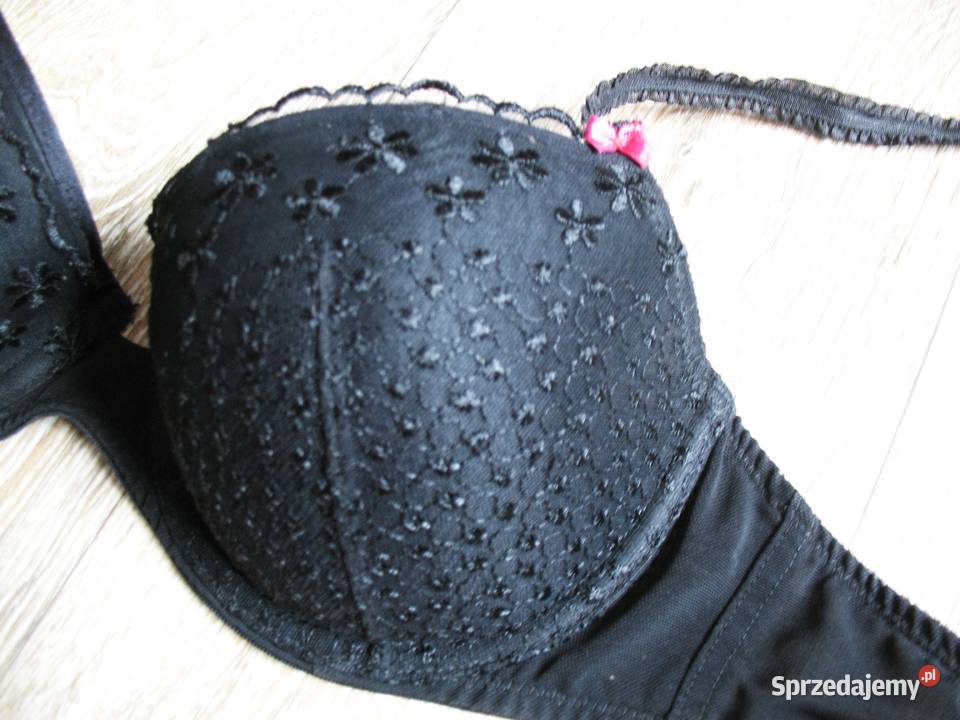 Biustonosz pushup 36 B czarny Siedlce