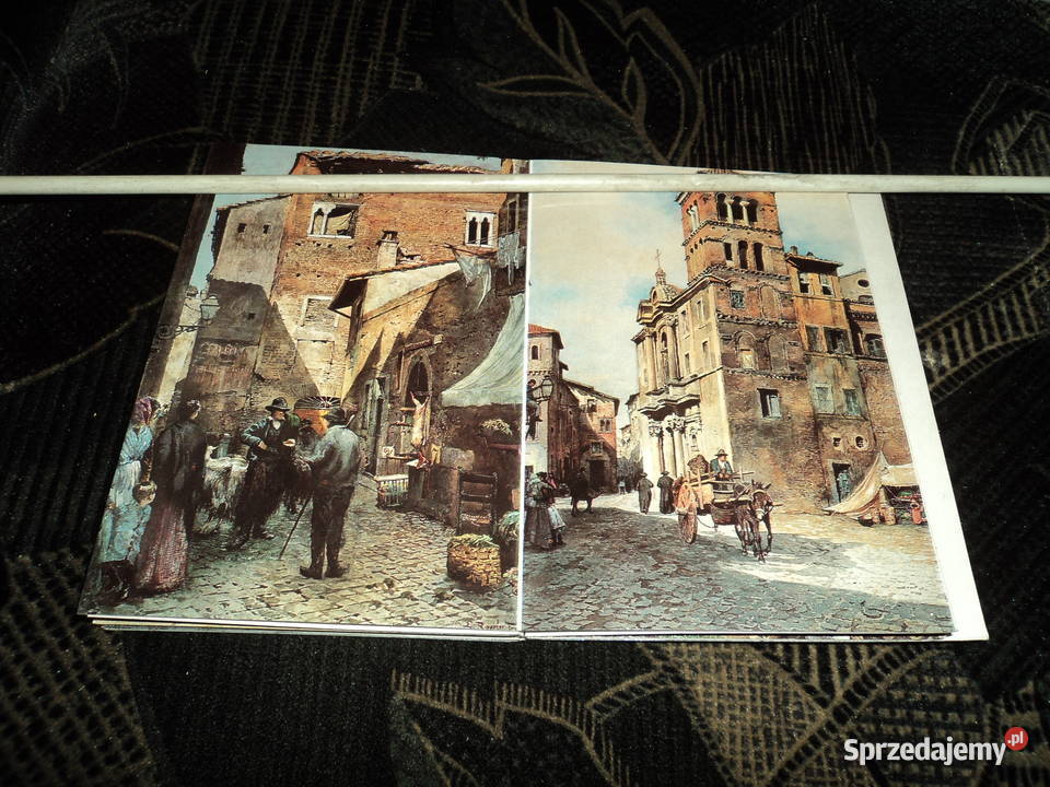 20 włoskich pocztówek Roma sparita harmonijka Nowy Sącz sprzedam