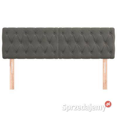 vidaXL Zagłówki do łóżka 2 ciemnoszary 80x7x7888 Warszawa