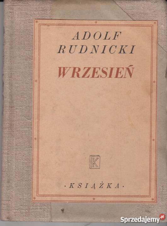01149 WRZESIEŃ ADOLF RUDNICKI literatura piękna - proza polska Czyrna sprzedam