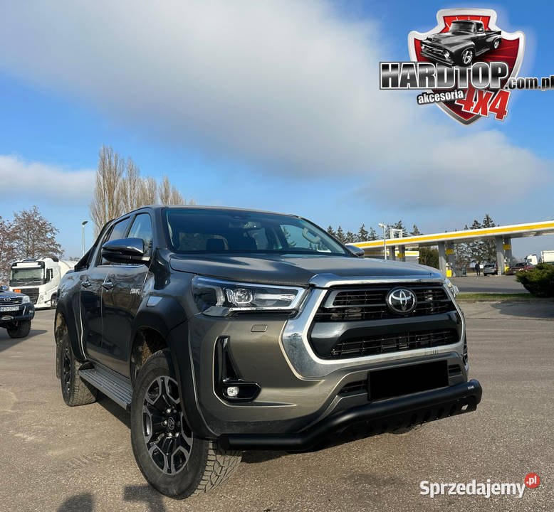 Orurowanie Rozłożyste z Blachą Toyota Hilux 2021 terenowe Pasłęk
