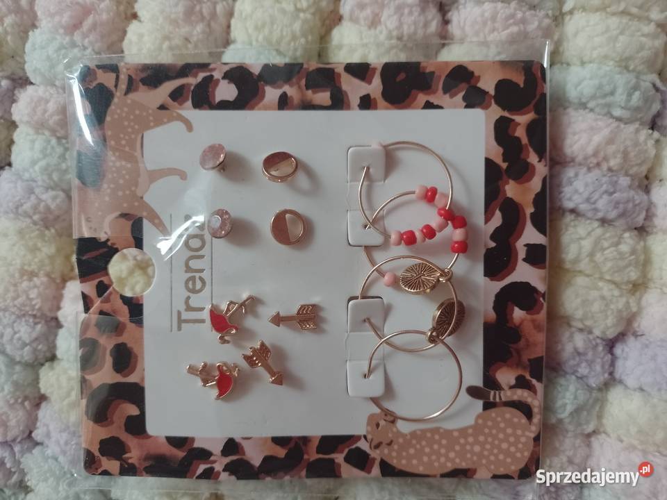 Zestaw 6 par kolczyków 6 x Kolczyki z Londynu Kraków