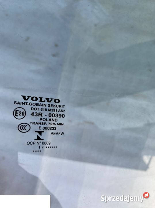 Volvo XC40 II 18 szyba prawy przód Karoseria lubelskie Kozubszczyzna
