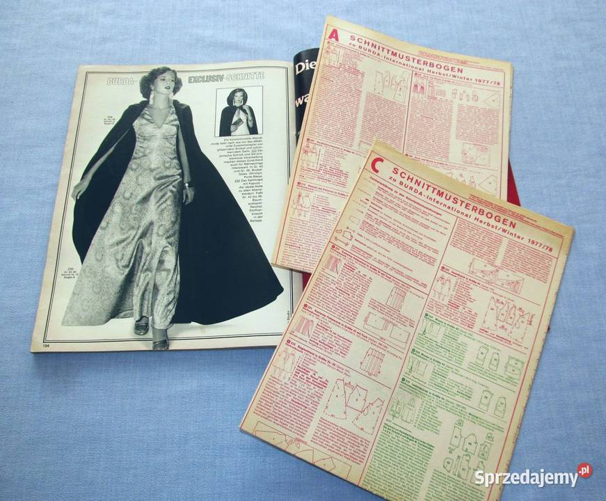 Burda International JesieńZima 197778 moda miękka Skępe