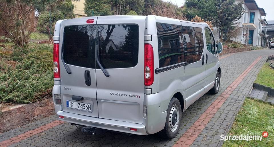 Opel Vivaro 20 CDTi 2007 9 osobowy 230v navi świętokrzyskie Kajetanów