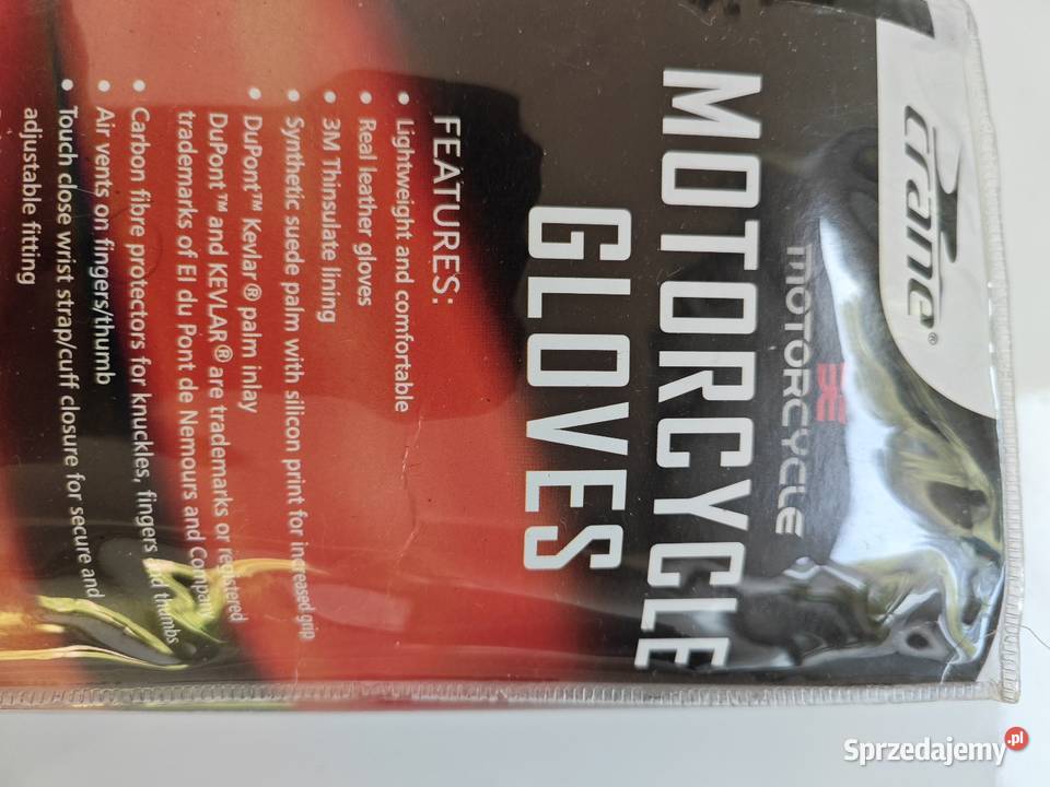 Rękawice motocyklowe nowe XL skóra