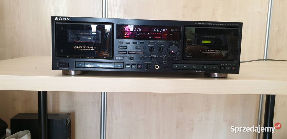 SONY STEREO CASETTE DECK TCWR870 Magnetofony Nowy Sącz