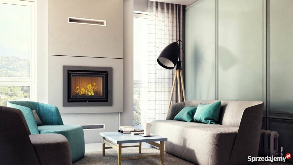 Wkład kominkowy ZUZIA PW 15 DECO z płaszczem stal małopolskie Rabka-Zdrój