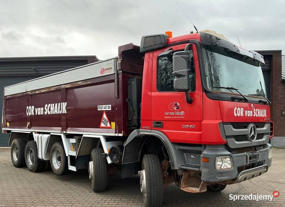 5 osiowa wywrotka 10x8 Mercedes Actros Warszawa sprzedam